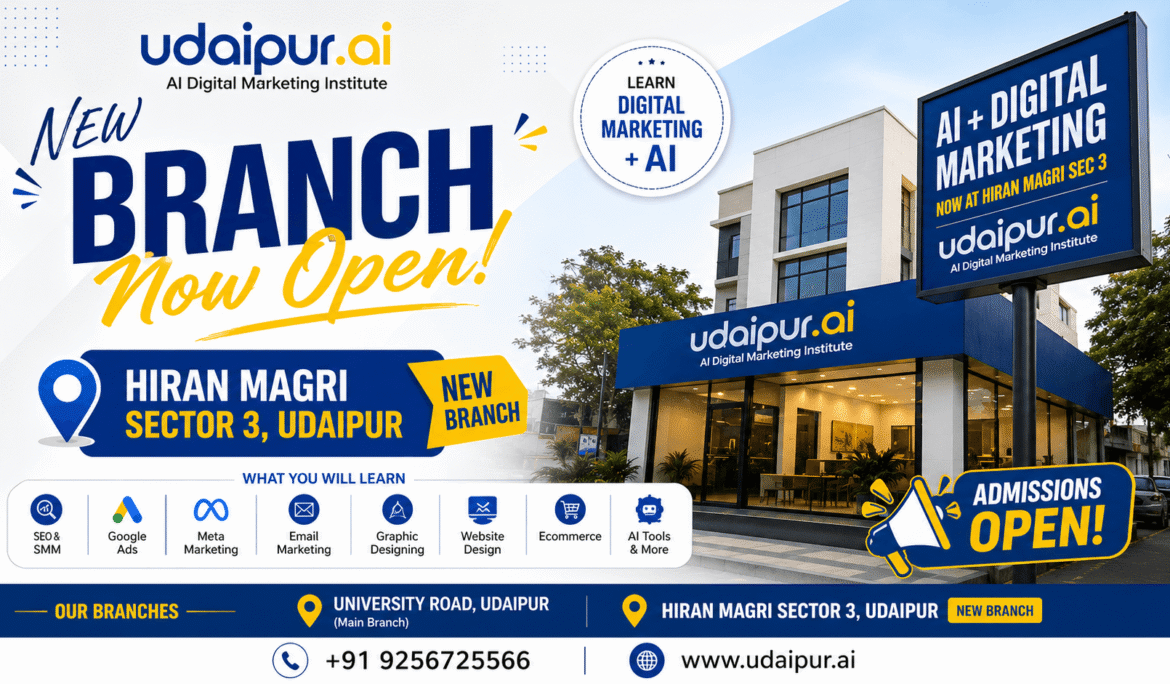 Digital marketing institute in Hiran Magri 3 Udaipur