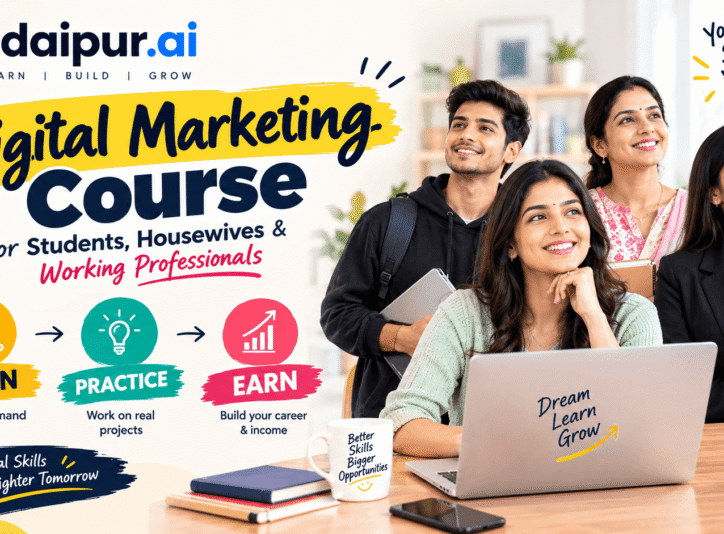 Digital Marketing Course for Housewives & Students and Working Professionals Join Udaipur.ai (1)